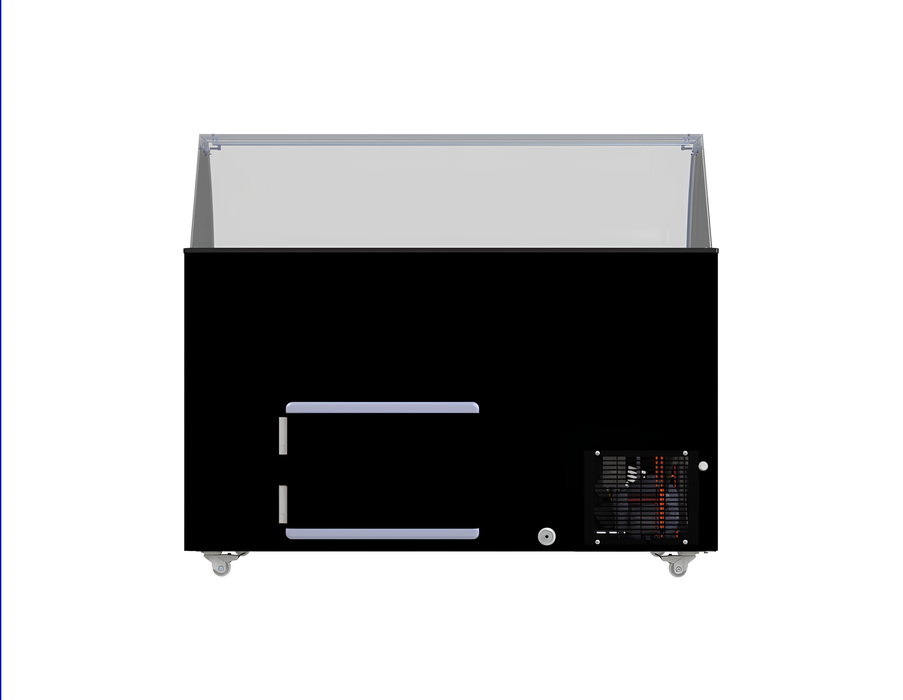SCHEPIJSVITRINE TENERIFE ZWART 10X5 LTR