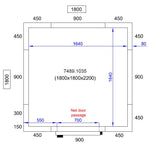 KOEL/VRIESCEL 1800X1800X2200