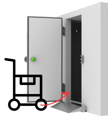 Automatische oprijplaat 120mm