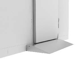 Automatische oprijplaat 120mm