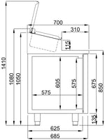 SALADETTE 2 DEUREN 7x 1/3GN PAN