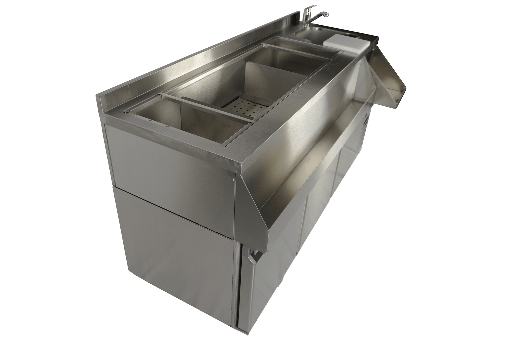 KOELWERKBANK 3 DEUREN MET COCKTAIL BAR STATION