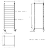 REGAALWAGEN DEMONTABEL 2/1GN
