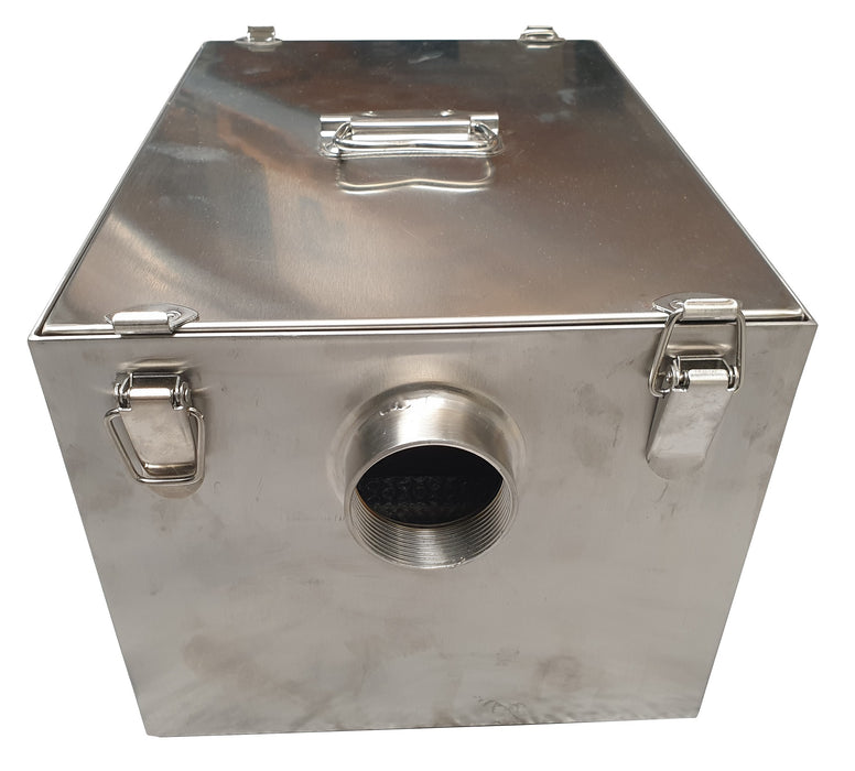 GREASE SEPARATOR STAINLESS STEEL 89L Does not meet NEN-1825 standards Not permitted in the Netherlands