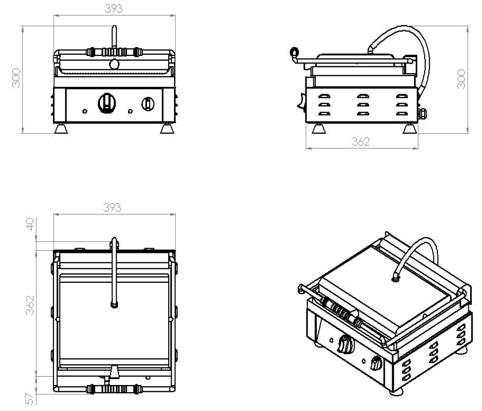 CONTACT GRILL GLAD/GERIBD