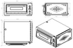 ELEK. PIZZAOVEN ENKEL 1 X 4
