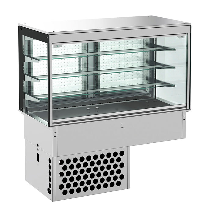 DROP-IN REFRIGERATED DISPLAY CASE STRAIGHT - CLOSED 3/1