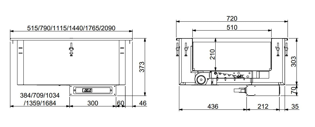 DROP-IN BAIN-MARIE HETE LUCHT 3/1