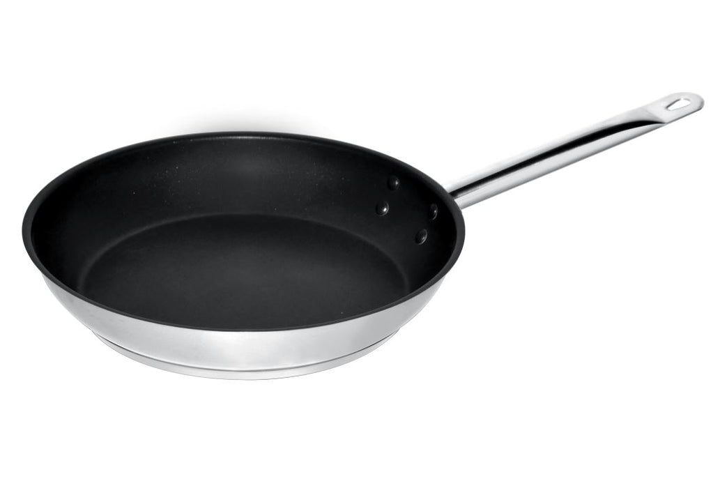 FRYING PAN STAINLESS STEEL + TEFLON ø28 3.1L