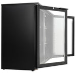 Barkoeler 2 glasdeuren zwart 305L LED