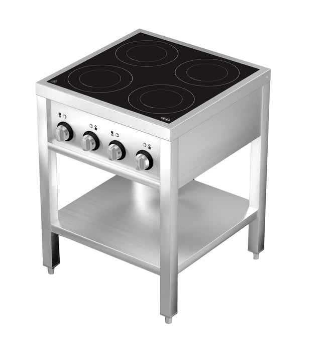 INDUCTION COOKER 4 ZONES WITH OPEN BASE