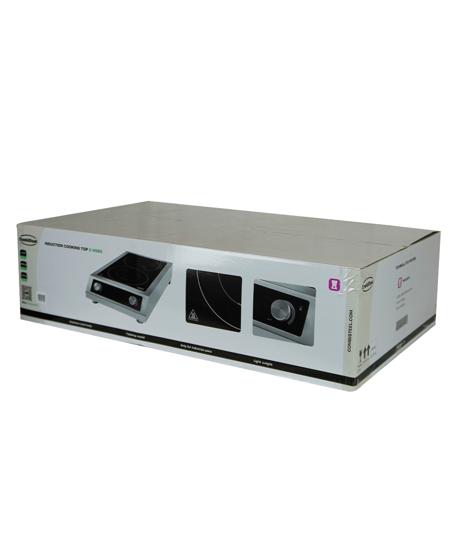 TAFEMODEL INDUCTIE KOOKPLAAT 2 ZONES  ALLEEN GESCHIKT VOOR INDUCTIE PANNEN