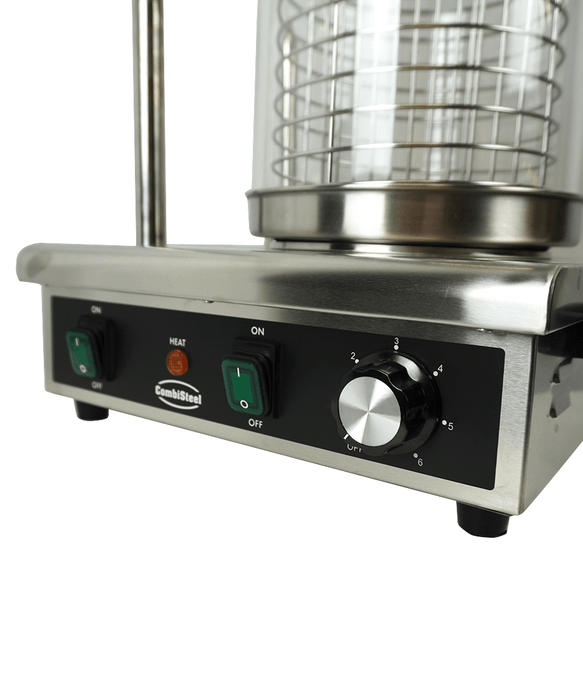 HOT DOG WARMER MET 2 BROOD VERWARMSTAVEN