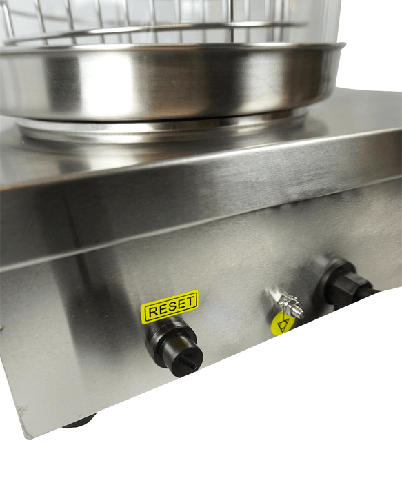 HOT DOG WARMER MET 2 BROOD VERWARMSTAVEN