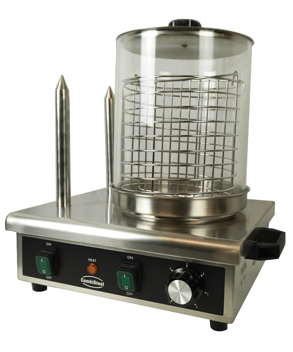 HOT DOG WARMER MET 2 BROOD VERWARMSTAVEN