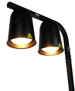 WARMHOUDLAMP ZWART