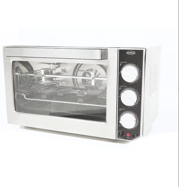 Elektrische convectieoven met rotisseriefunctie