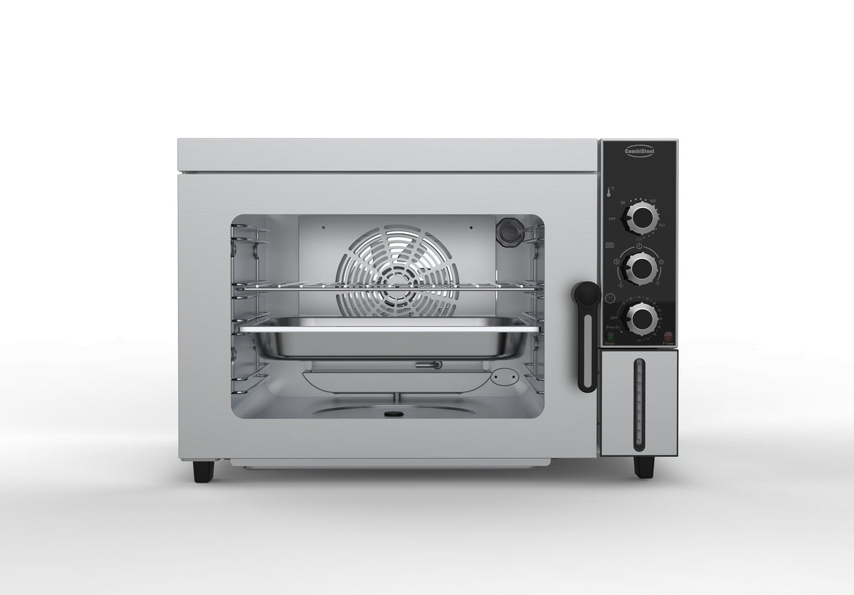 Elektrische convectie-/stoomoven 3x 2/3 GN