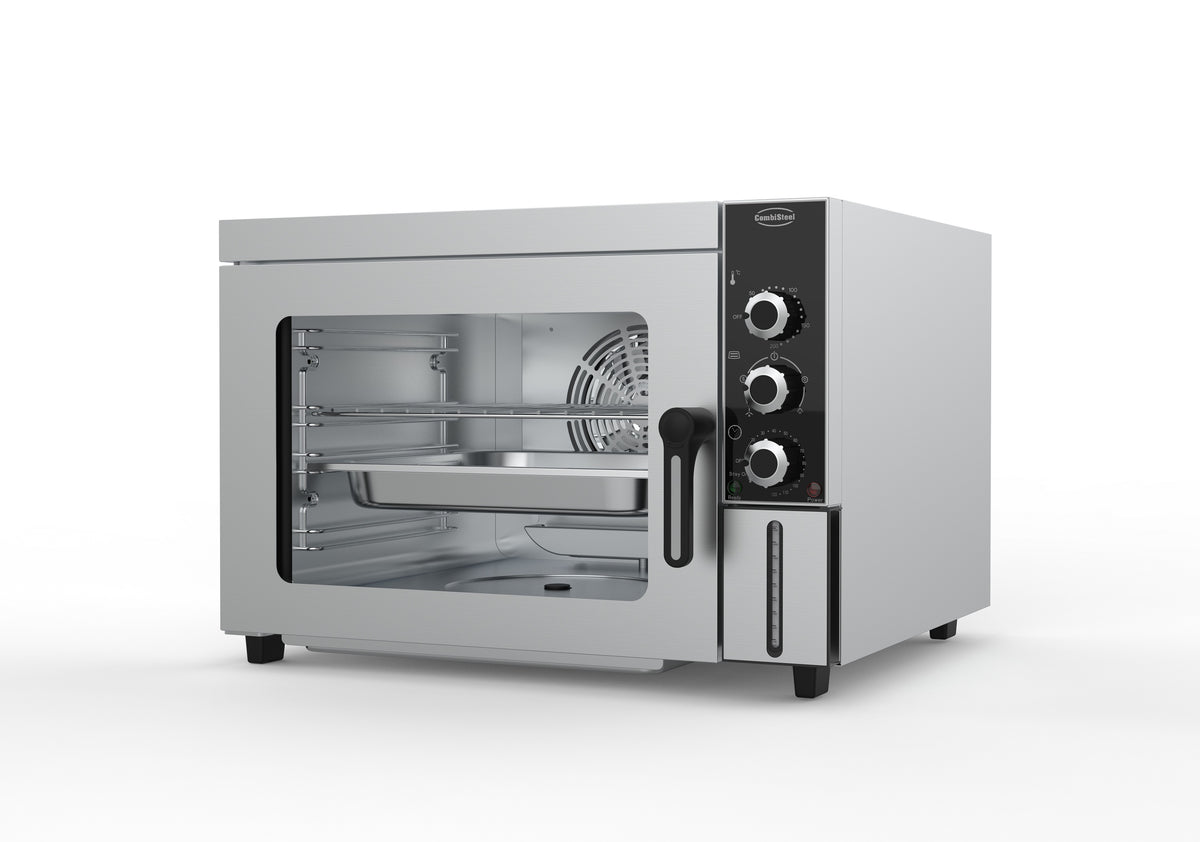 Elektrische convectie-/stoomoven 3x 2/3 GN