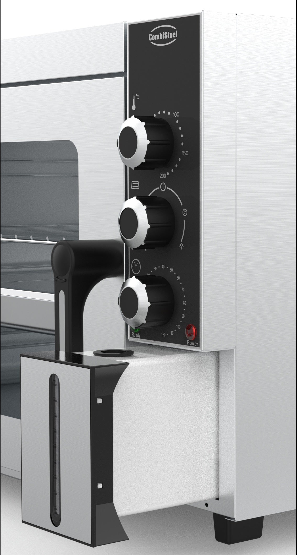 Elektrische convectie-/stoomoven 3x 2/3 GN