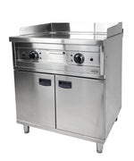 ENTRY 700 BAKPLAAT ELEKTRISCH CHROOM DUBBEL