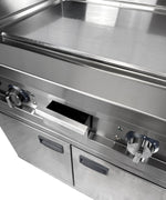 ENTRY 700 BAKPLAAT ELEKTRISCH CHROOM DUBBEL