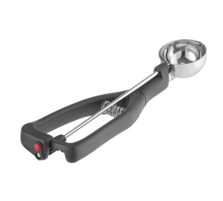 Portioneerlepel voor linkshandigen