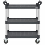Serveerwagen demontabel 3 bladen open