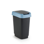 Rotho Twist afvalbak 10 liter Horizon blauw