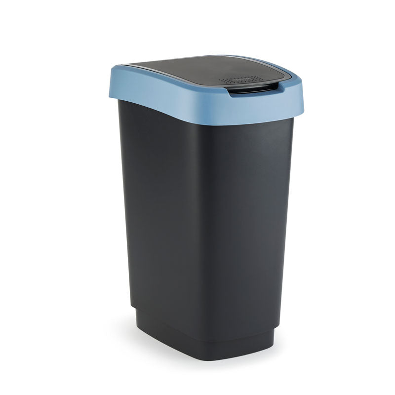 Rotho Twist afvalbak 25 liter Horizon blauw