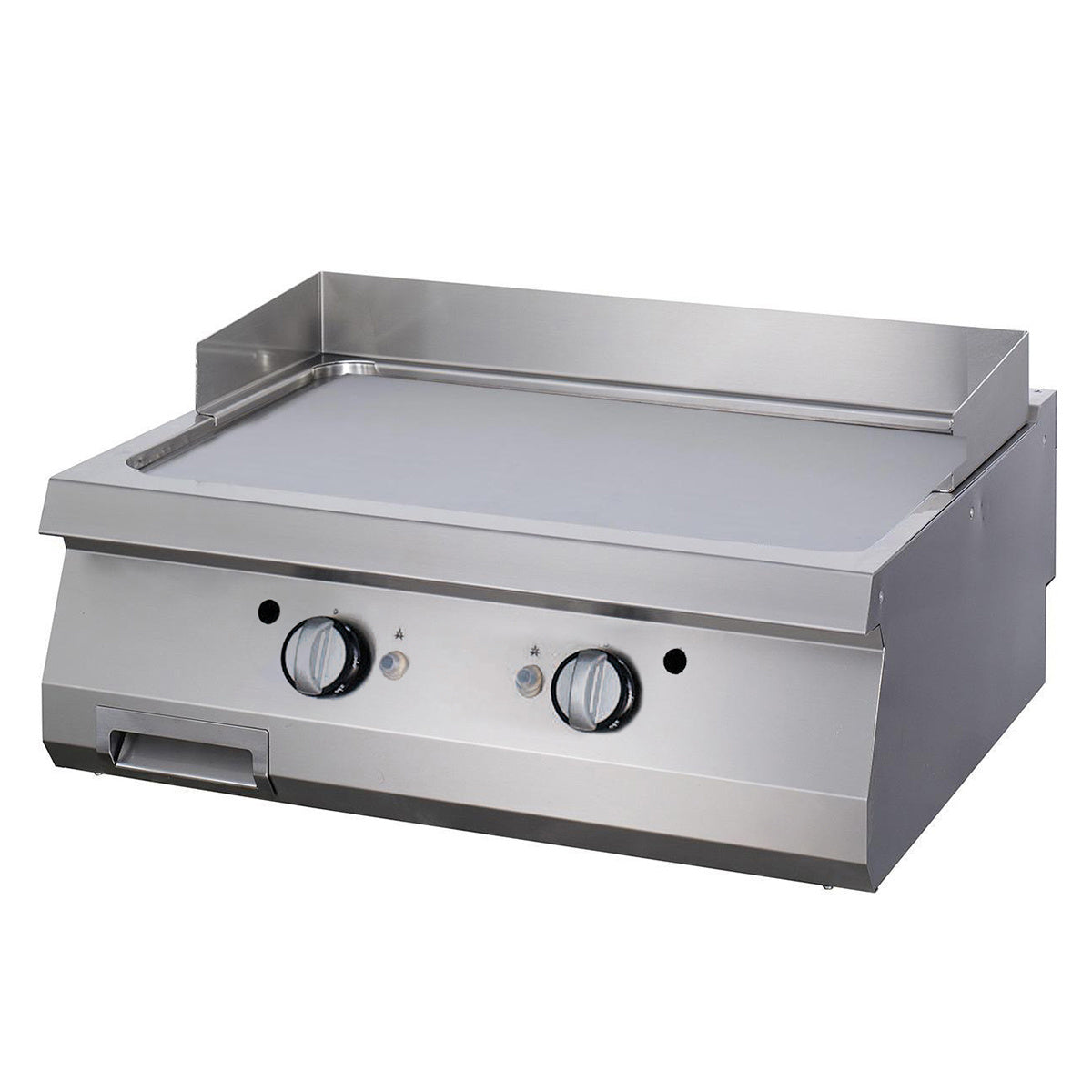 Premium Grillplaat - Glad Chroom - Dubbel - 90 cm Diep - Elektrisch