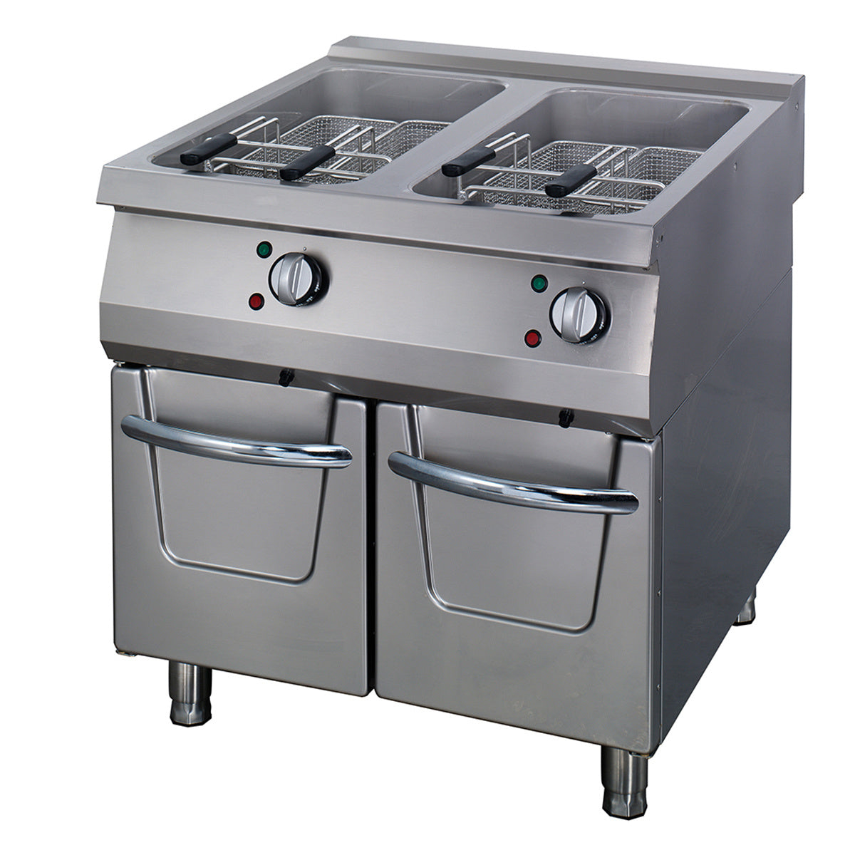 Premium Friteuse - 2 x 22 L - Dubbel - 90 cm Diep - met Tapkraan - Elektrisch