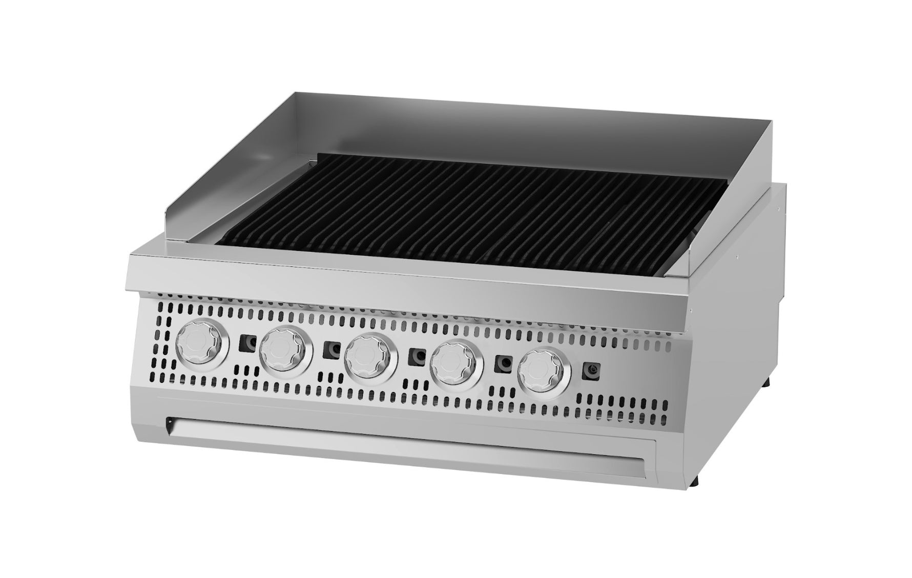 Premium Chargrill - 5 Zones - Dubbel - 90 cm Diep - Gas