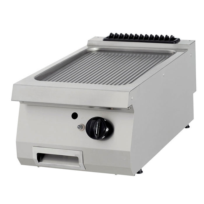 Premium Grillplaat - Gegroefd - Enkel - 90 cm Diep - Gas
