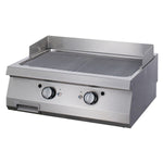 Premium Grillplaat - Gegroefd Chroom - Dubbel - 90 cm Diep - Elektrisch