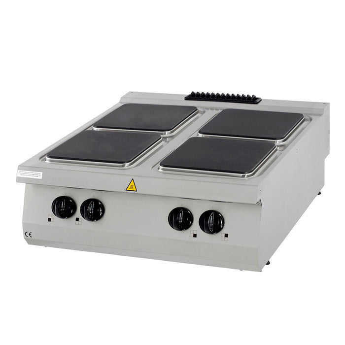 Premium Kookplaat - 4 Pitten - Dubbel - 90 cm Diep - Elektrisch