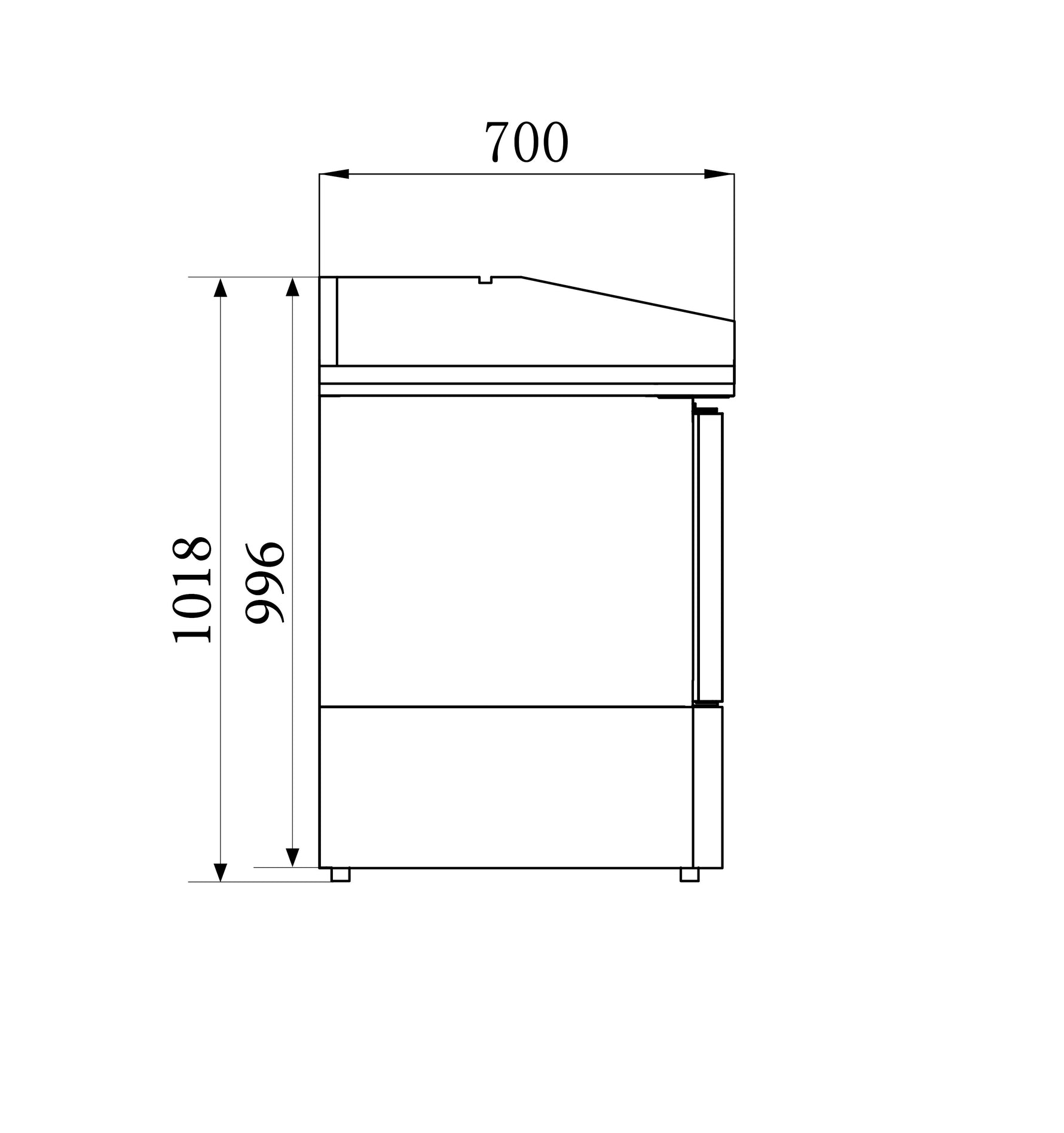 PIZZAWERKBANK 3 DEUREN