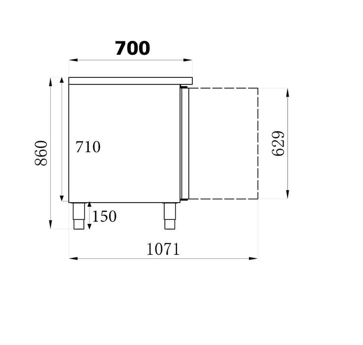 700 COOLING WORKBENCH 3 DRS