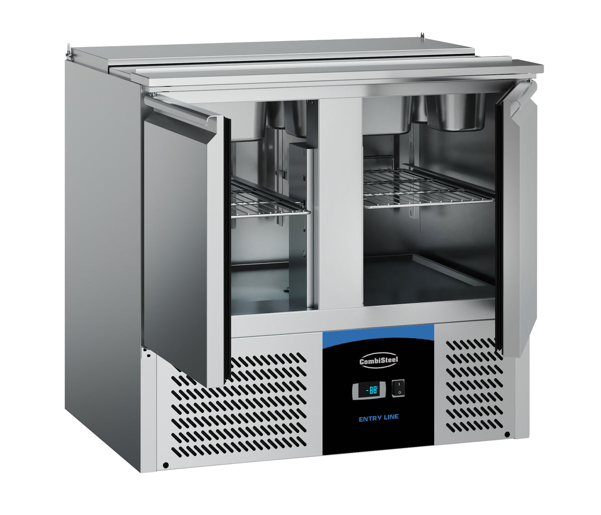 Saladette 2 deuren 2,5x 1/1 GN pan