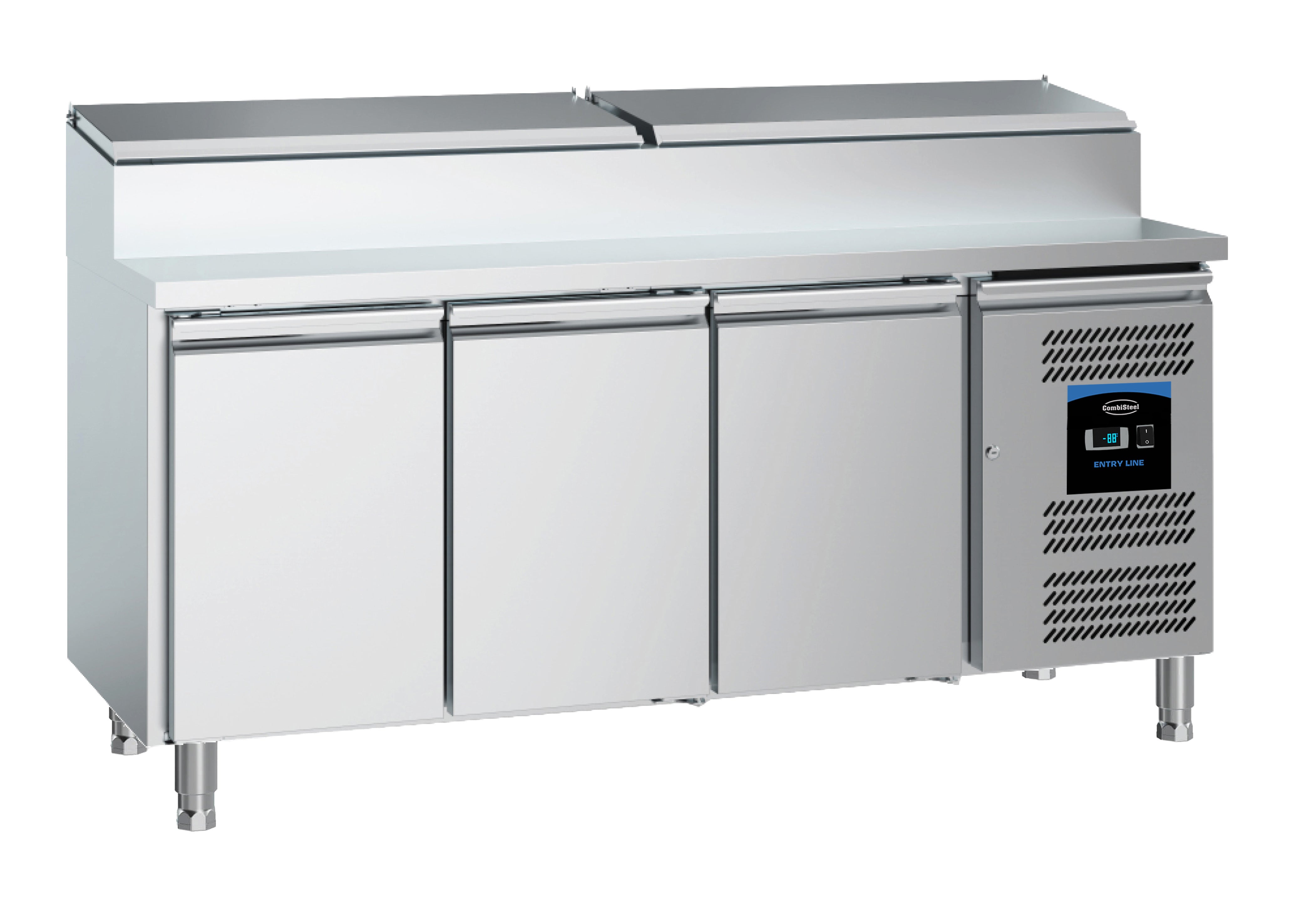 Saladette 3 deuren 8x 1/3 GN pan