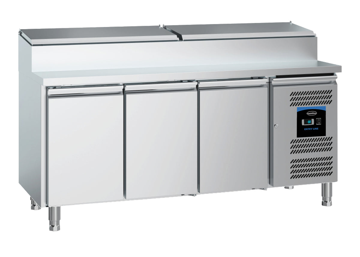 Saladette 3 deuren 8x 1/3 GN pan
