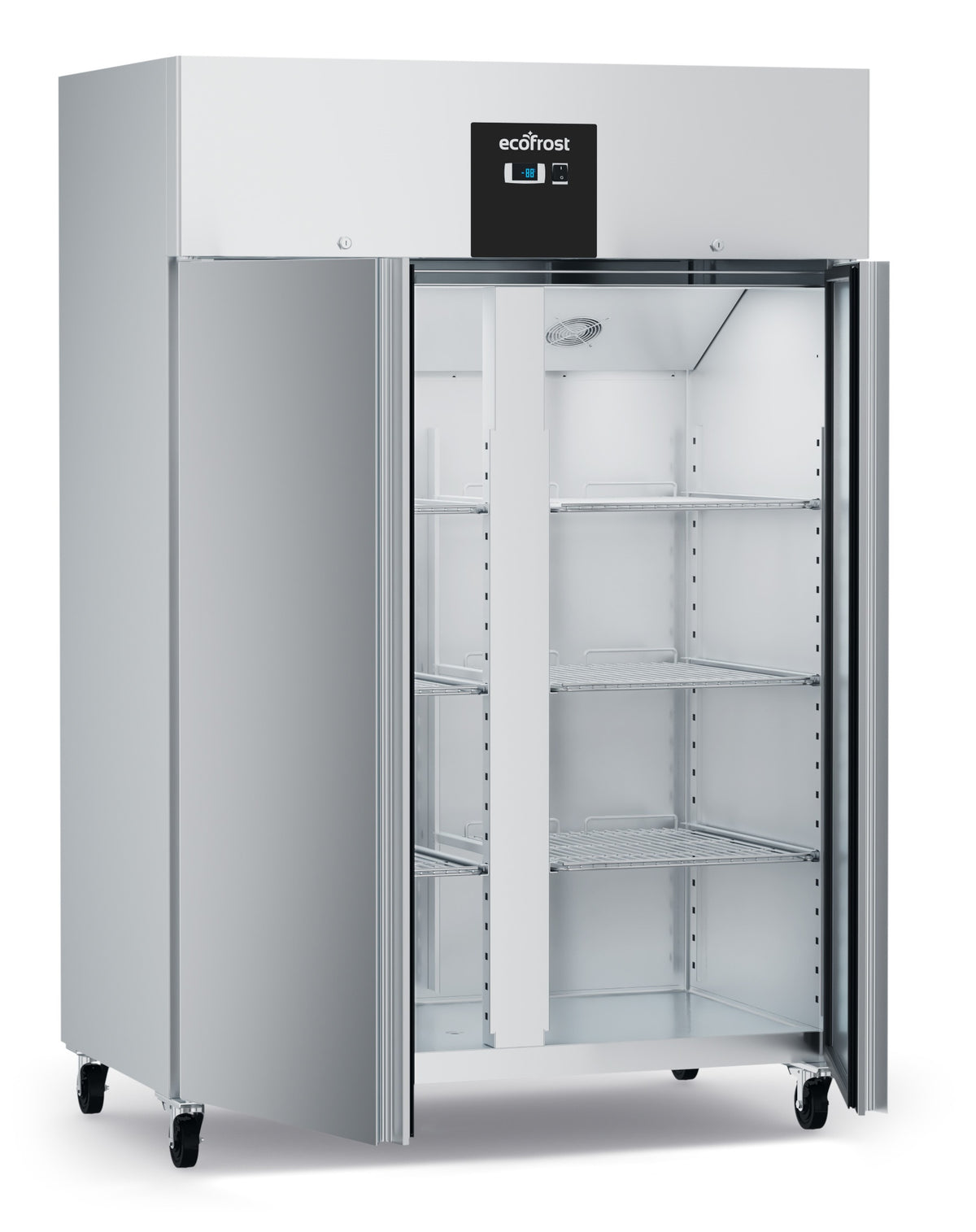 Vrieskast RVS 1200 ltr statisch
