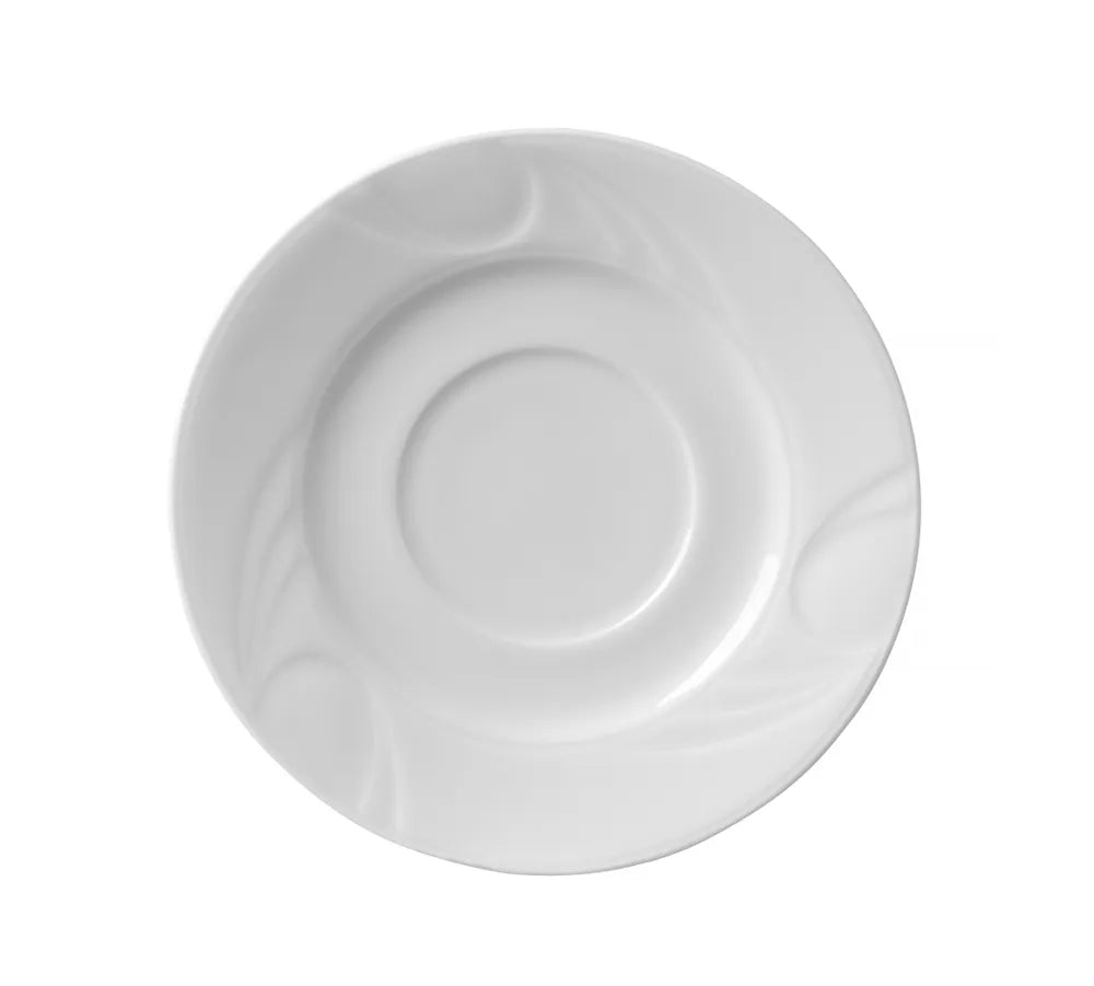 Schotel voor koffie en cappuccinokop
