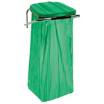Wandafvalzakhouder Wallfix 130 liter groen, per 10 stuks