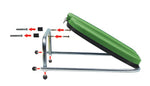 Wandafvalzakhouder Wallfix 130 liter groen, per 10 stuks