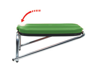 Wandafvalzakhouder Wallfix 130 liter groen, per 10 stuks