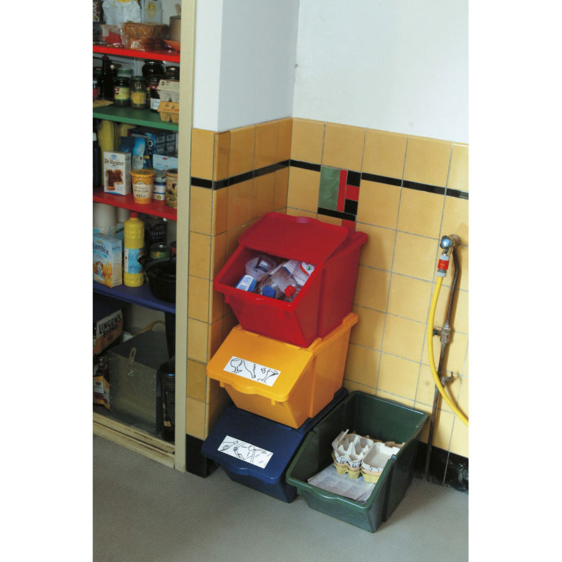 Recyclingbox 45 liter rood