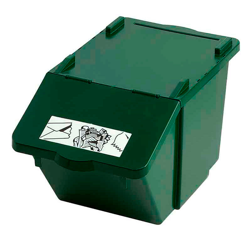Recyclingbox 45 liter groen