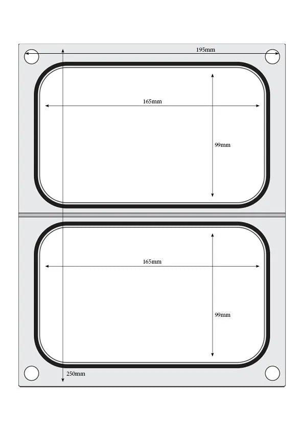 Traysealer matrix