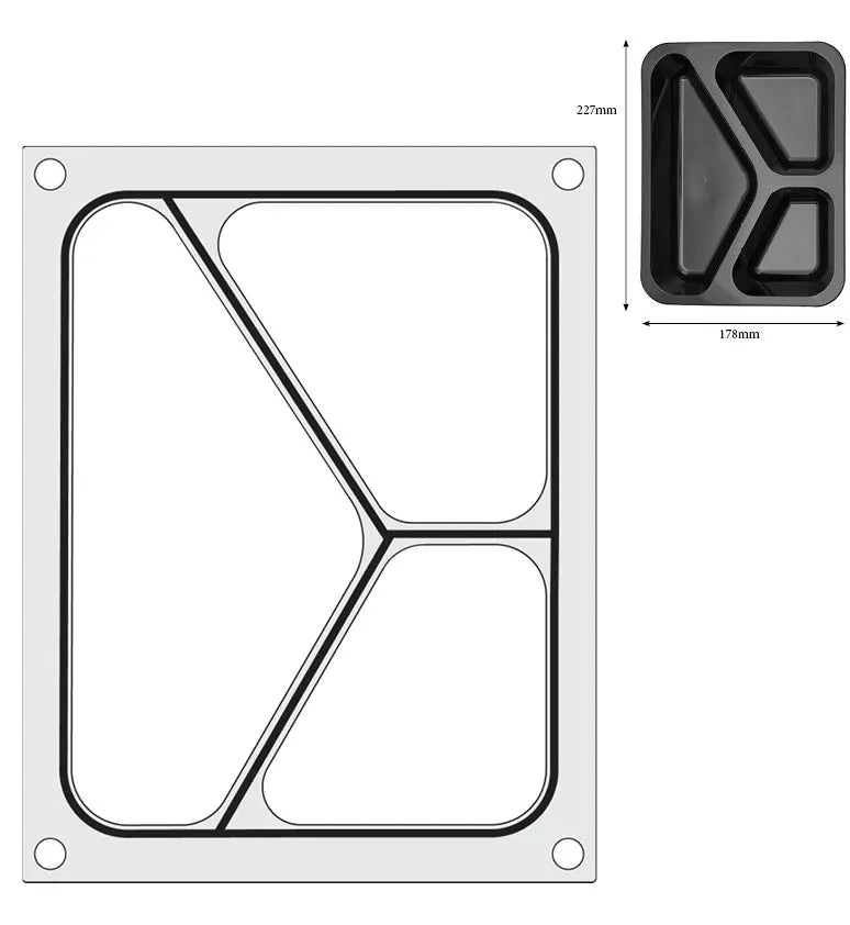 Traysealer matrix
